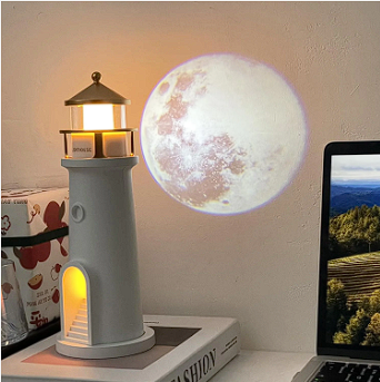 Luz Nocturna de Ensueño (Faro Lunar)