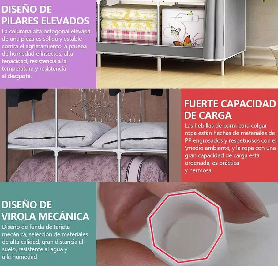 Combo Deluxe: Armario + Zapatero 2 en 1 - Nunca más ropa arrugada ni zapatos regado